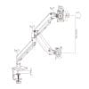 Heavy Duty Single Gas Arm - Image 4